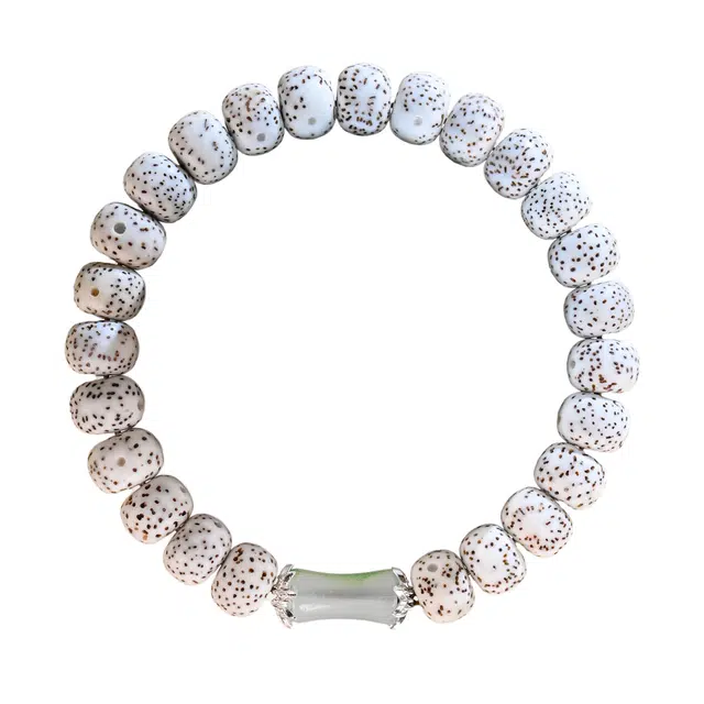 素于 新中式国潮文玩复古文艺小众设计轻奢竹节高级感日常通勤考试上岸转运纳福盘玩#好运 星月菩提 手串 男女同款情侣款