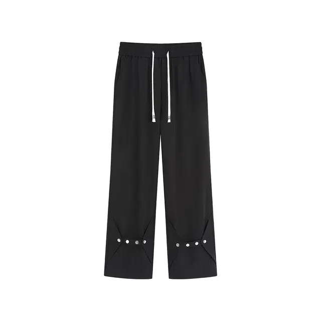 海尔斯 立体宽松阔腿休闲裤 男款