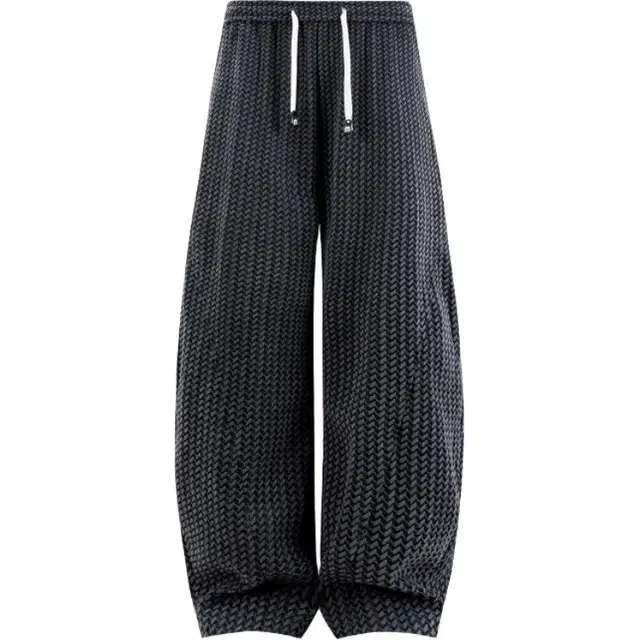 海尔斯 简约百搭高街舒适中腰宽松系带休闲裤 男款