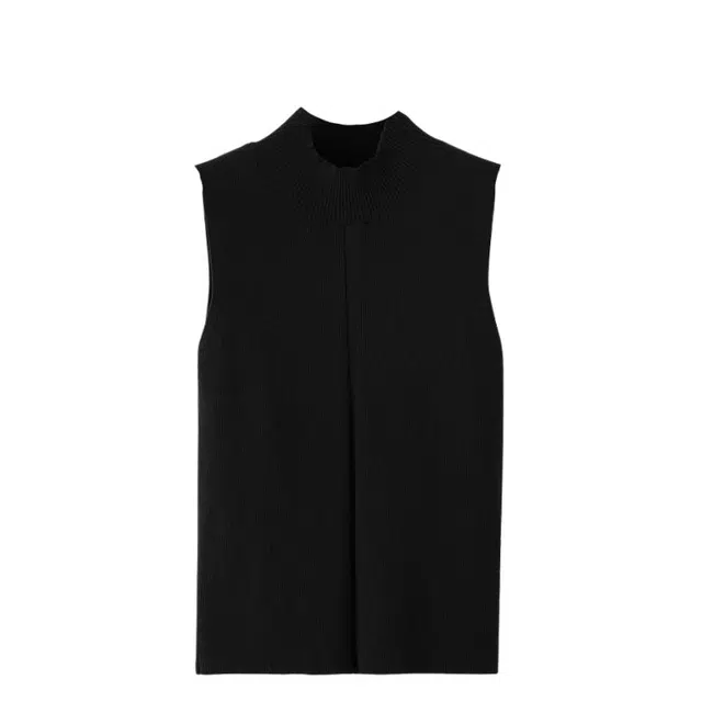 晚白 简约版型贴合身形无袖设计清凉透气针织背心 女款