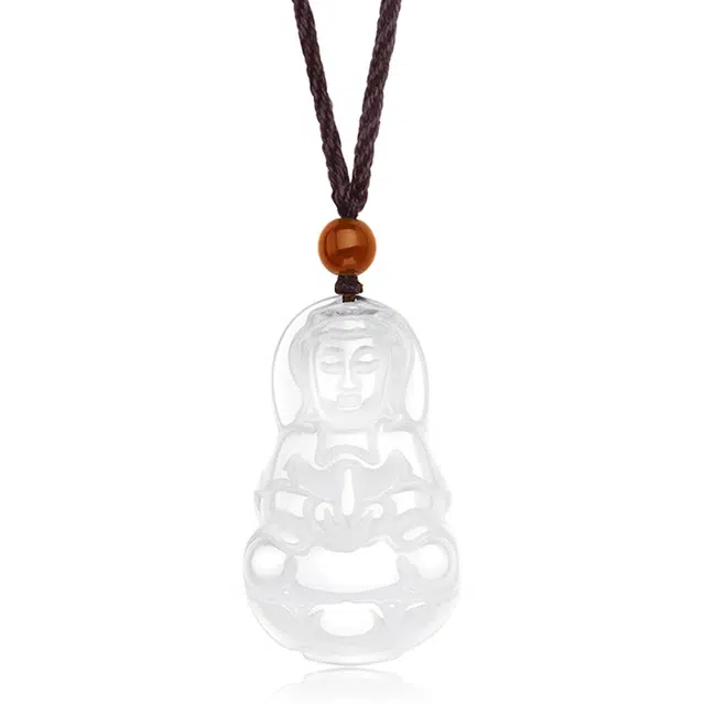 守护佛 完美爱 玉观音 新中式国潮本命转运佛平安顺遂事业有成招财纳福上岸 精致百搭高级感通勤配饰#好运 玉髓 项链 男女同款情侣款