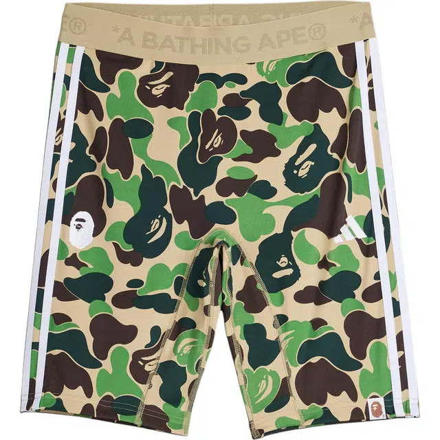 adidas x A BATHING APE FB TIGHTS Logo
