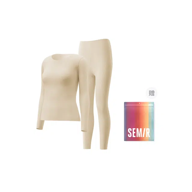 森马 抗菌内搭修身保暖套装 女款 礼袋装