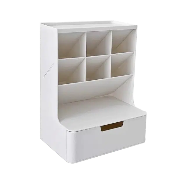 艾情草之恋化妆刷斜插收纳盒抽屉柜桌面梳妆台护肤品香水眼影口红置物架学生物品整理