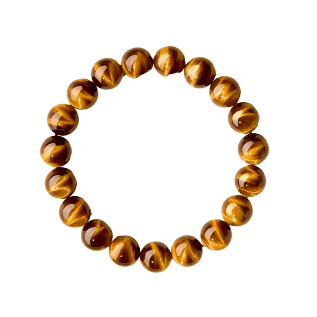 仙园韵 新中式复古国潮文玩念珠收藏级招财转运平安精致简约百搭手饰#好运 虎眼石 手串 男款