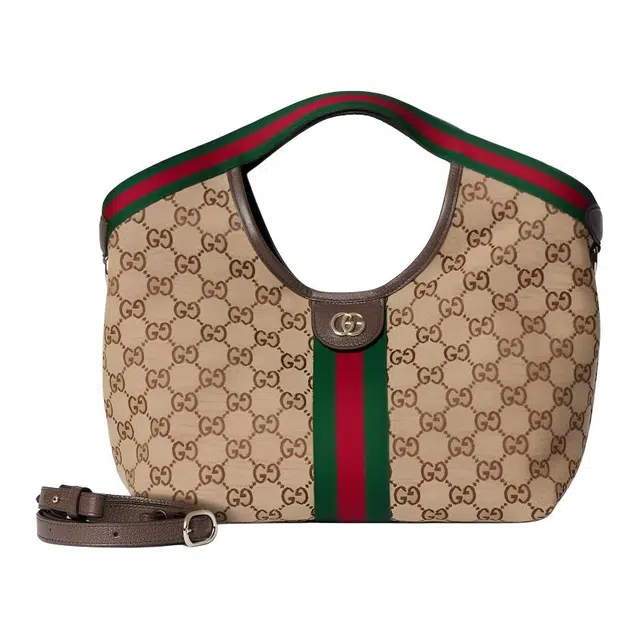 Gucci Giglio Tote Small Brown