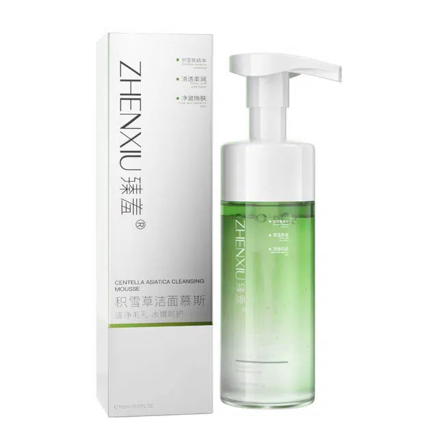 臻羞 臻羞积雪草洁面慕斯补水嫩肤水润不紧绷 提亮