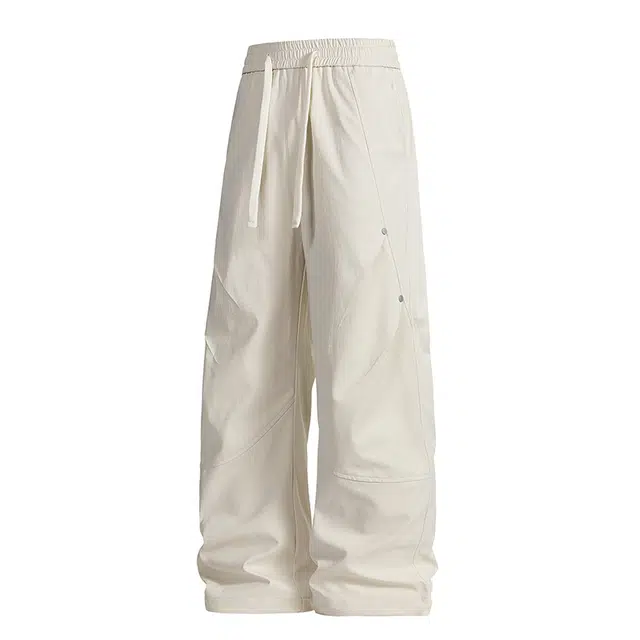 海尔斯 简约百搭美式高街直筒舒适中腰系带休闲裤 男款