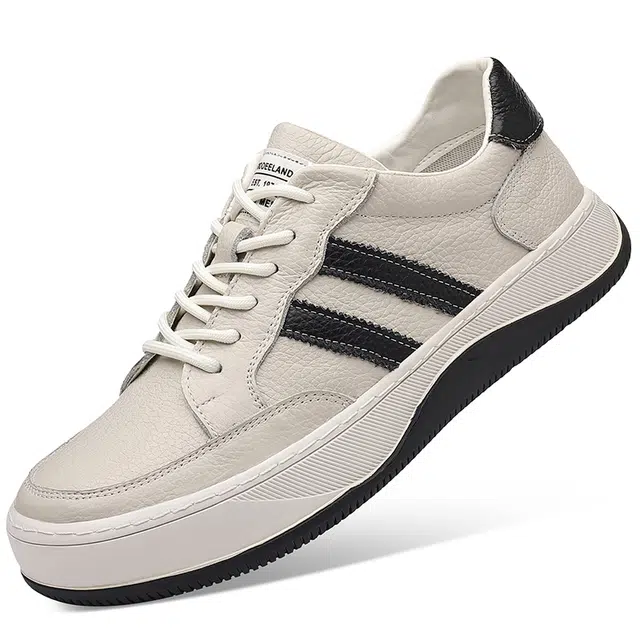 头层牛皮 透气高颜值男文艺青年商务通勤驾车旅游 低帮 板鞋 男款