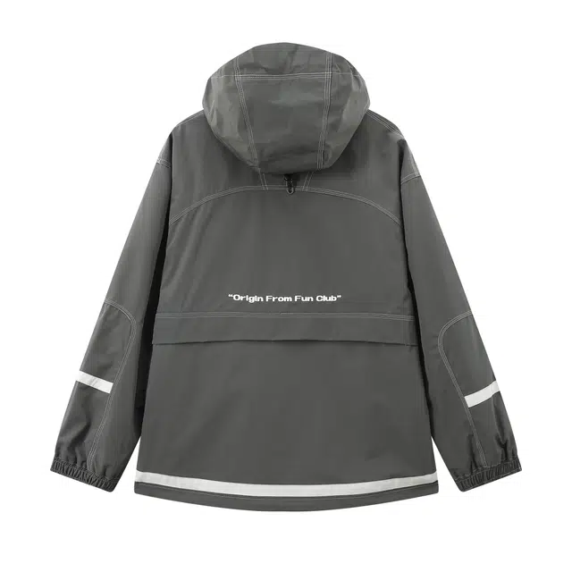 江南先生 山系户外风拼接防风百搭休闲长袖外套夹克 男女同款