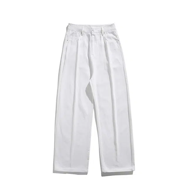 海尔斯 休闲美式直筒宽松牛仔裤 男款