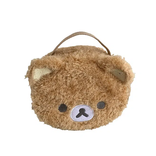 捷朗仕 可爱卡通旅行便携 涤纶（聚酯纤维） 出行收纳包 女款 棕色