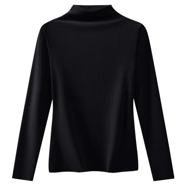 二三二三  高领磨毛堆堆领打底衫柔软亲肤修身保温内衣隐形无痕加绒加厚内搭上衣日常舒适简约百搭保暖上装 女款