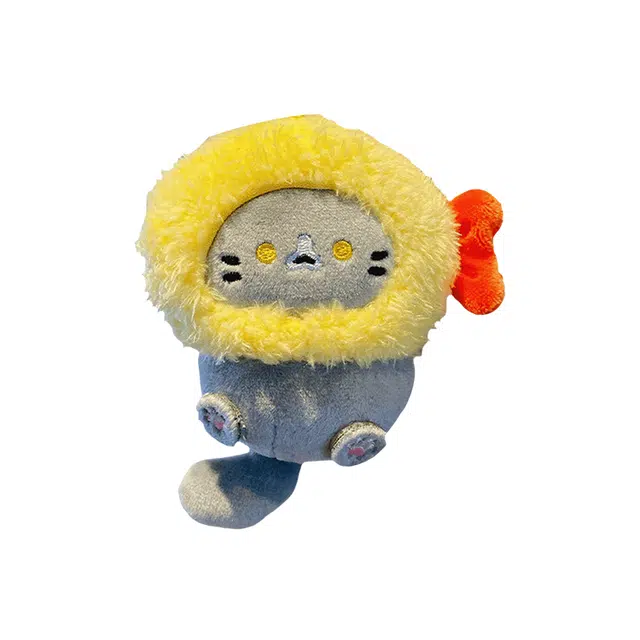 心水好物 可爱猫小食挂饰精致配饰包包 聚酯纤维 挂件 男女同款情侣款