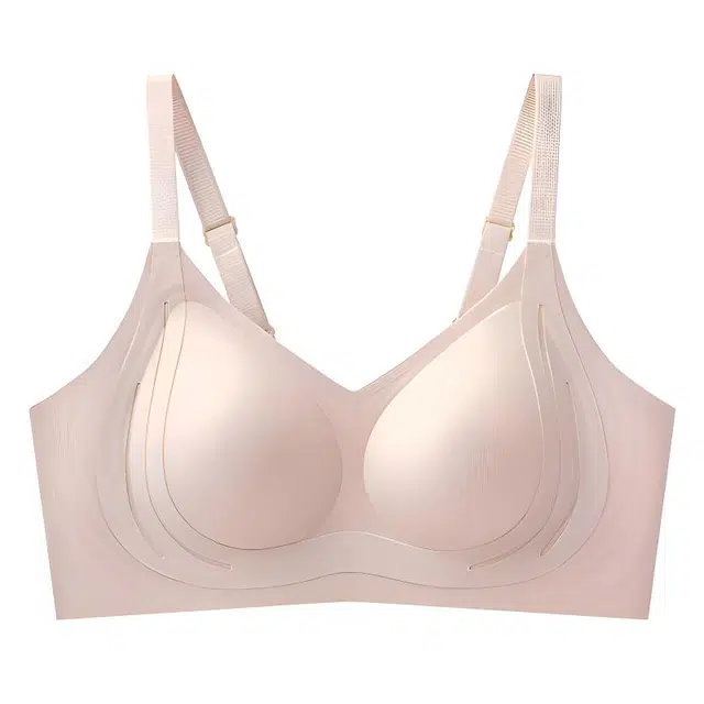 浪莎 舒适聚拢无钢圈无束缚内衣透气轻盈软支撑无痕背心美背时尚百搭薄款抗菌文胸 女款