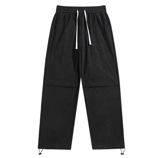 海尔斯 拖地美式宽松伞兵休闲裤 男款