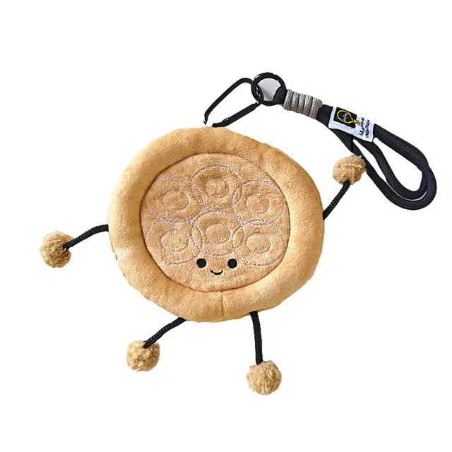 心水好物 文创周边馕小宝仿真食物玩偶挂饰包包 聚酯纤维 挂件 男女同款情侣款
