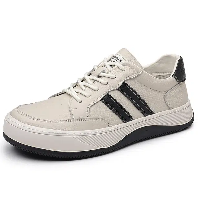 头层牛皮 透气高颜值男文艺青年商务通勤驾车旅游 低帮 板鞋 男款