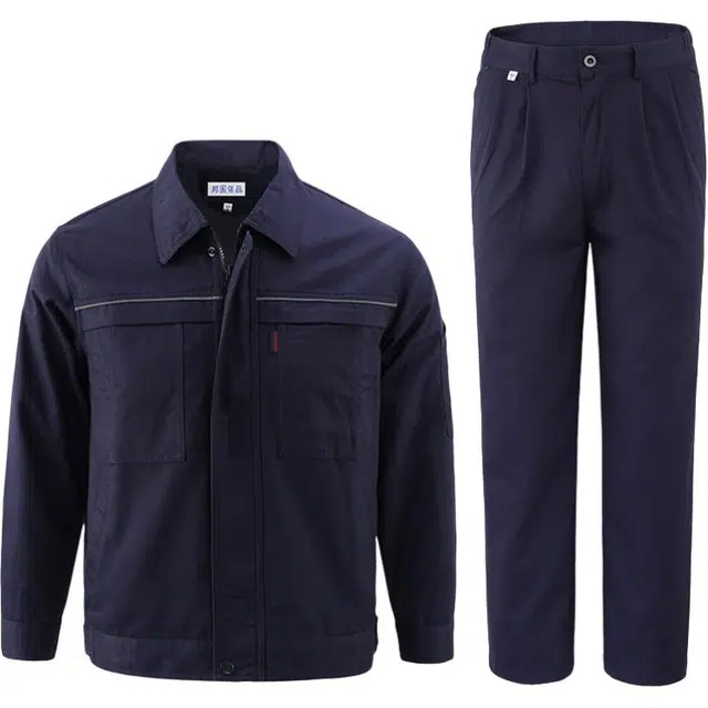 邦固依品 春秋季工作服男工厂车间工装加厚长袖劳保厂服上衣耐磨套装 男女同款