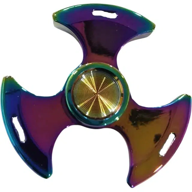 哈杰布雷特 手指玩具三叶玛雅锌合金 指尖陀螺