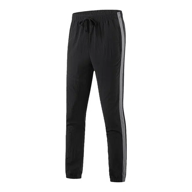 海尔斯 运动百搭束脚系带中腰休闲裤 男女同款