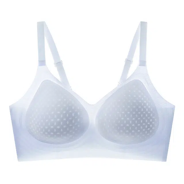 浪莎 舒适透气凉感聚拢隐形防位移收副乳调整塑型美背无钢圈亲肤无痕文胸 女款 礼袋装