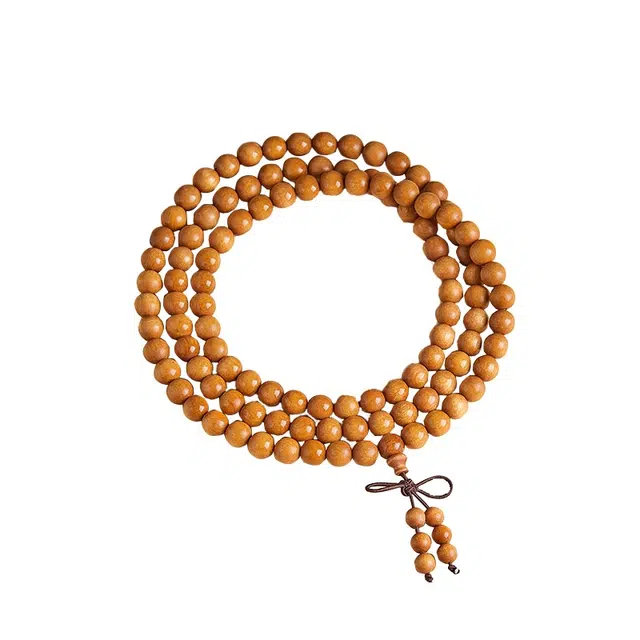 仙园韵 新中式国潮静心精品佛珠盘玩转运珠诸事顺心#好运 桃木 手串 男女同款情侣款