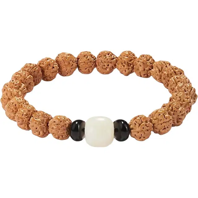 镯钰瑭 【高端迎财转运珠】新中式文玩盘串佛系静心 国风佛珠手饰#好运 金刚菩提 手串 男女同款情侣款