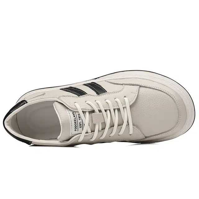 头层牛皮 透气高颜值男文艺青年商务通勤驾车旅游 低帮 板鞋 男款