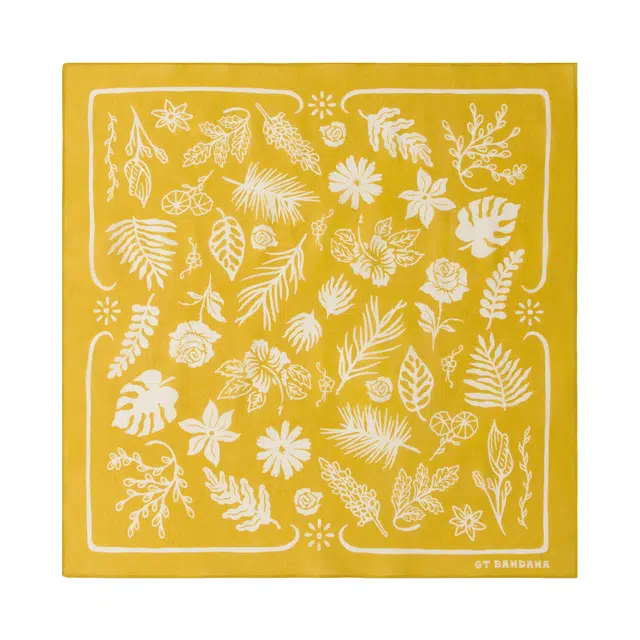 滚烫时光 森林繁花 棉 头巾 男女同款情侣款