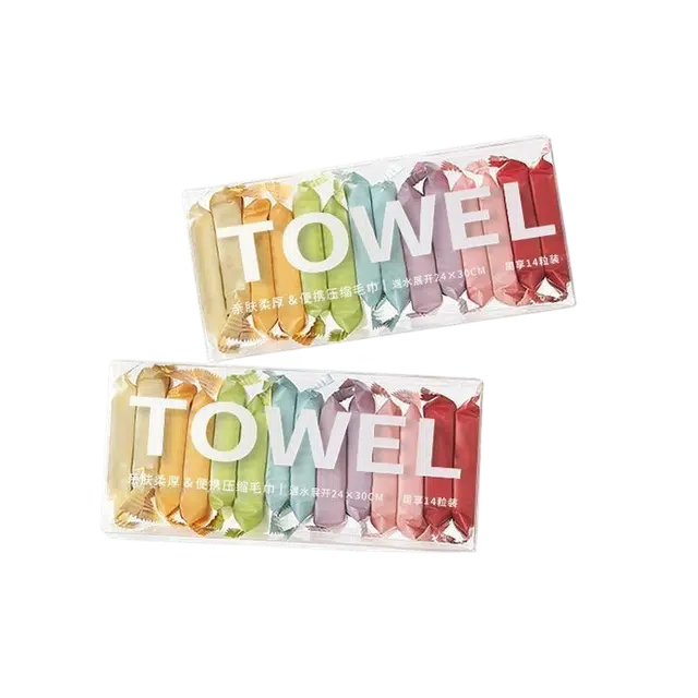 艾情草之恋 一次性洗脸巾加大加厚纯棉压缩毛巾独立包装 便携清洁