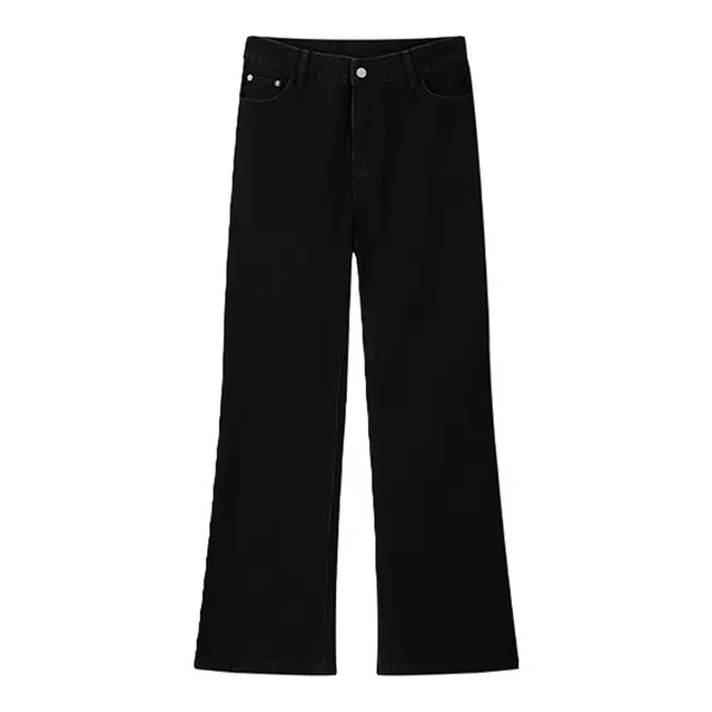 海尔斯 简约百搭美式高街做旧舒适中腰宽松拉链牛仔裤 男款