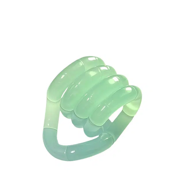 萌益兔 冰玉夜光扭扭乐 水晶透明 思维训练玩具