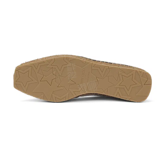 Jimmy Choo Dru Flat JC logo