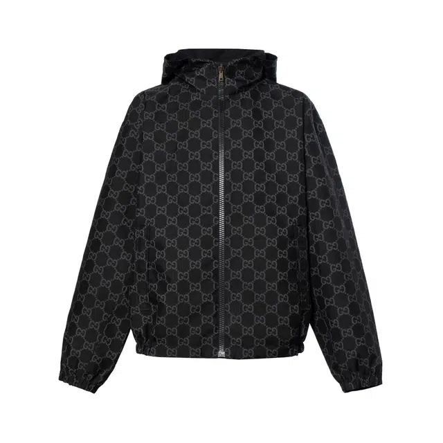 Gucci FW23 Letter Logo Jacket Black
