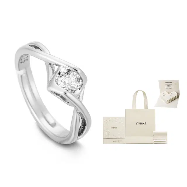 VIVIWELL Adjustable Heart Ring