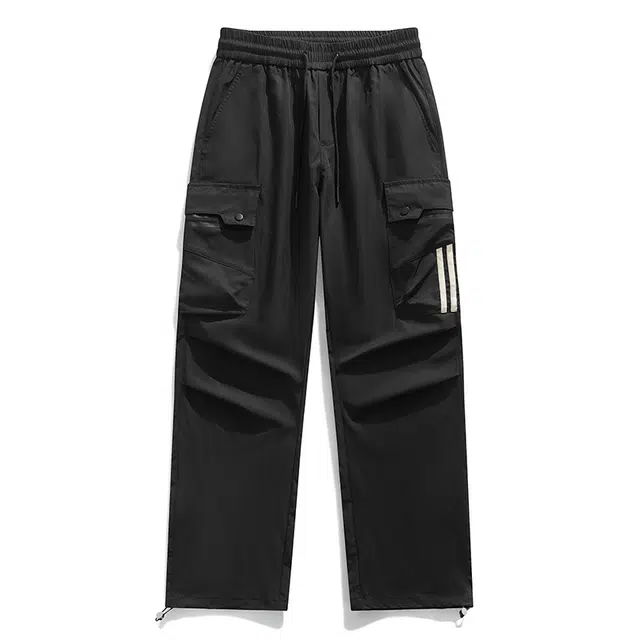 海尔斯 百搭时尚美式多口袋宽松休闲裤 男款