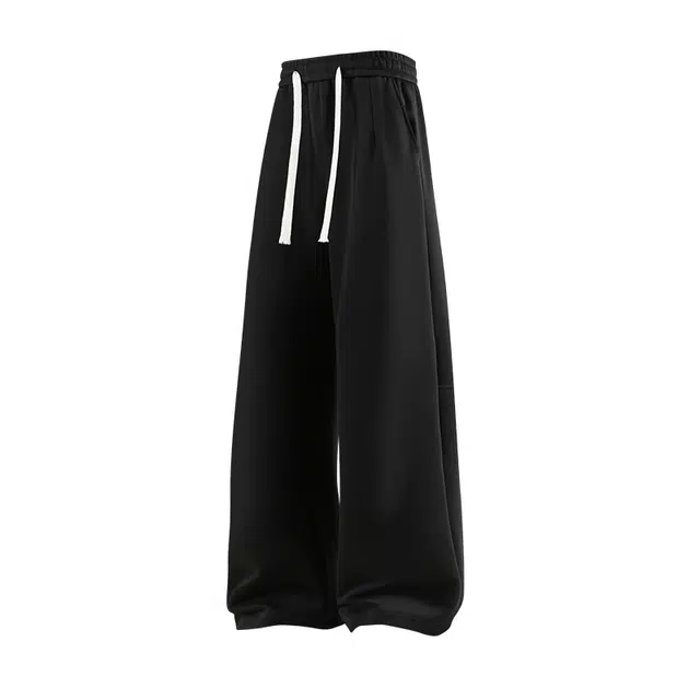 海尔斯 百搭时尚宽松直筒系带休闲裤 男款