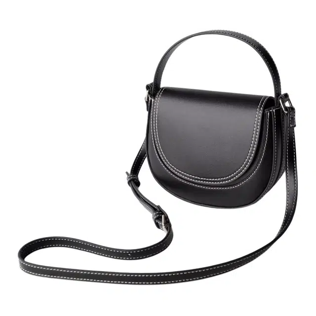 ZARA Mini Adjustable Strap Crossbody Bag Black