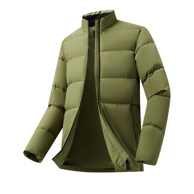 贵人鸟 乐活系列 商务休闲立领防风简约反光字母印花舒适保暖加厚棉服外套 男款