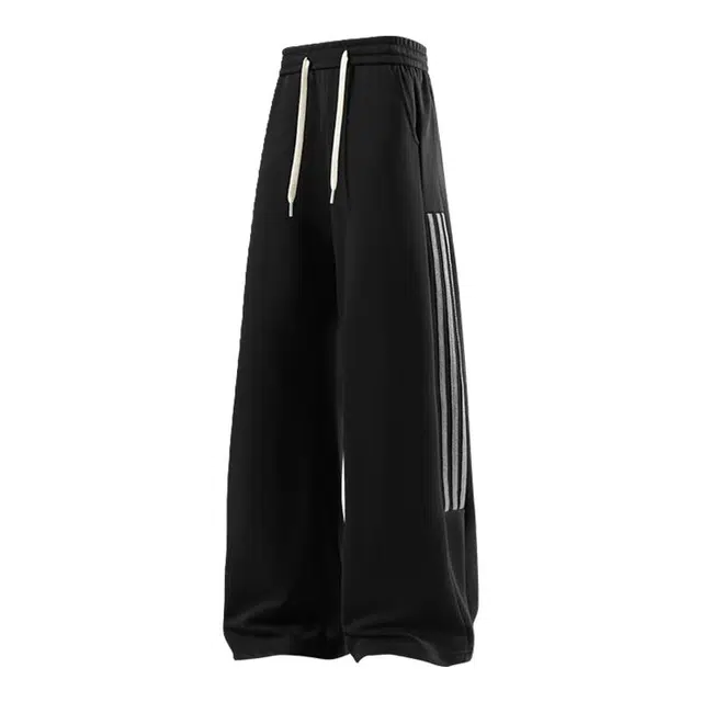 海尔斯 简约美式高街舒适百搭中腰宽松系带休闲裤 男款