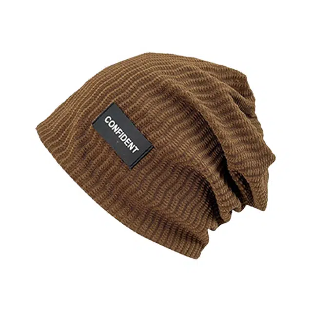 浪莎 日系学院风贴布条纹包头户外休闲百搭时尚 聚酯纤维 绒线帽 男女同款情侣款