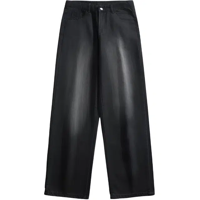 海尔斯 美式休闲宽松直筒中腰牛仔裤 男款