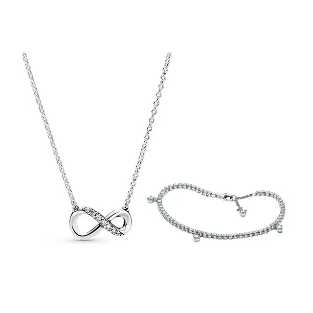 Pandora 925 Silver Bracelet Set