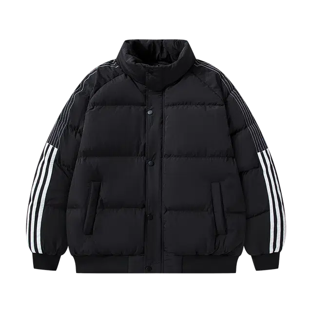 稻草人 冬季加厚简约棉衣保暖情侣棉服 男女同款