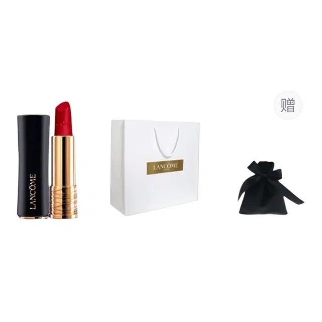 兰蔻 全新菁纯丝绒雾面哑光唇膏 滋润