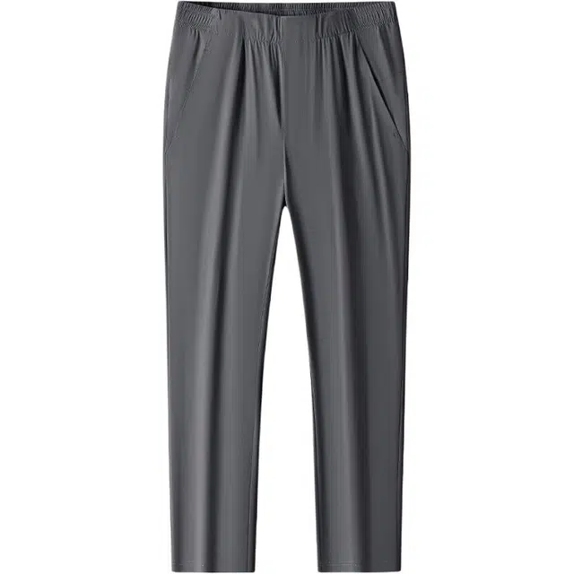 海尔斯 薄款商务凉感弹力宽松休闲裤 男款