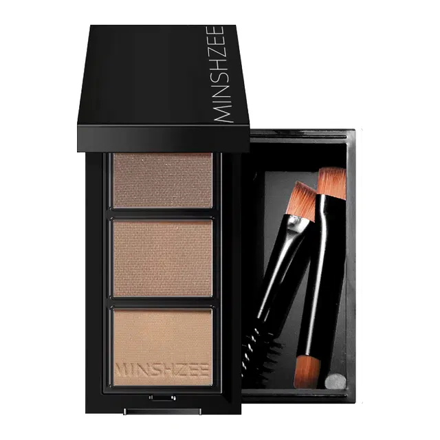 茗希芝 三色眉粉眉笔不易脱色不易晕染一字眉自然持久