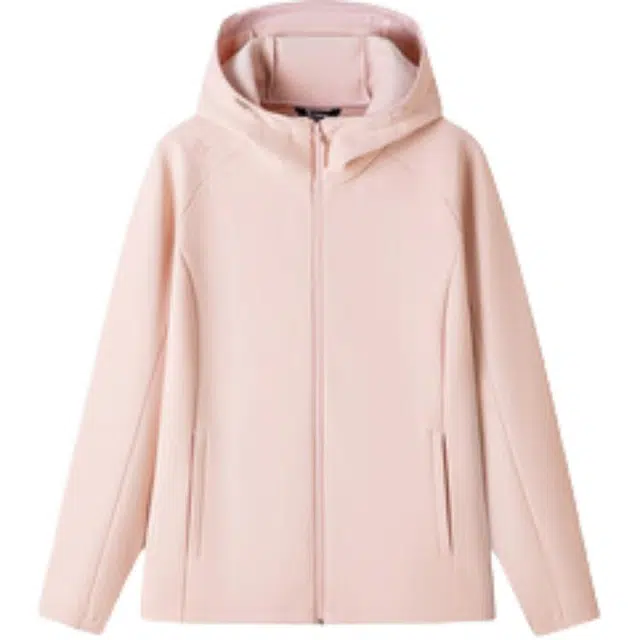 探路者  加绒防风保暖  软壳衣  女款