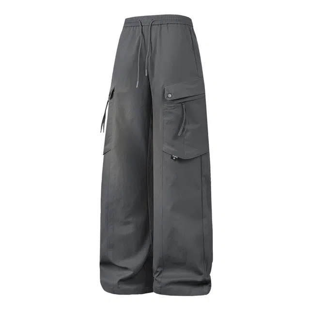 海尔斯 简约纯色舒适百搭时尚宽松工装休闲裤 男款